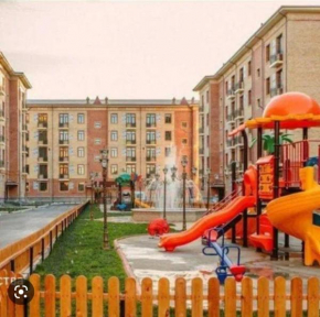 LUXURIOUS ACCOMMODATION IN 2BR APARTMENT, IN A SECURED AREA WITH COMFORTABLE DISTANCE TO R/W STATION, AIRPORT AND CITY CENTER.